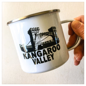 Sweet As Kangaroo Valley Enamel Mugs
