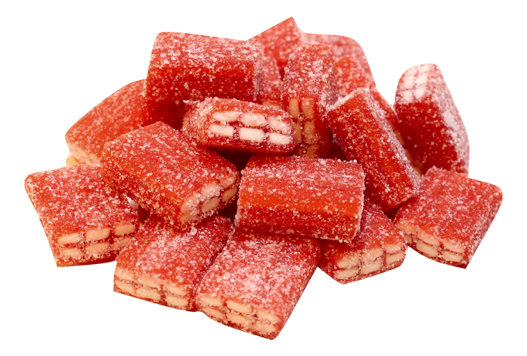 Strawberry Fizzy Bricks 120g