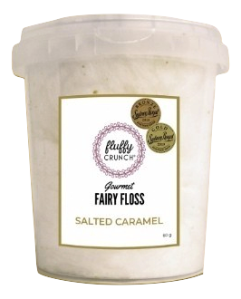 Fluffy Crunch Fairy Floss - Salted Caramel 90g
