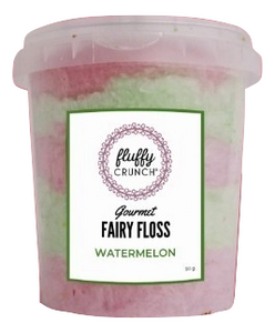 Fluffy Crunch Fairy Floss - Watermelon 90g