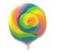 Load image into Gallery viewer, Rainbow Swirl Lollipops
