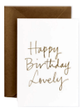 Cards - Happy Birthday Lovely